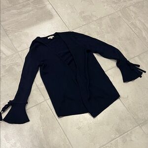 LOFT Navy Blue Cardigan Sweater